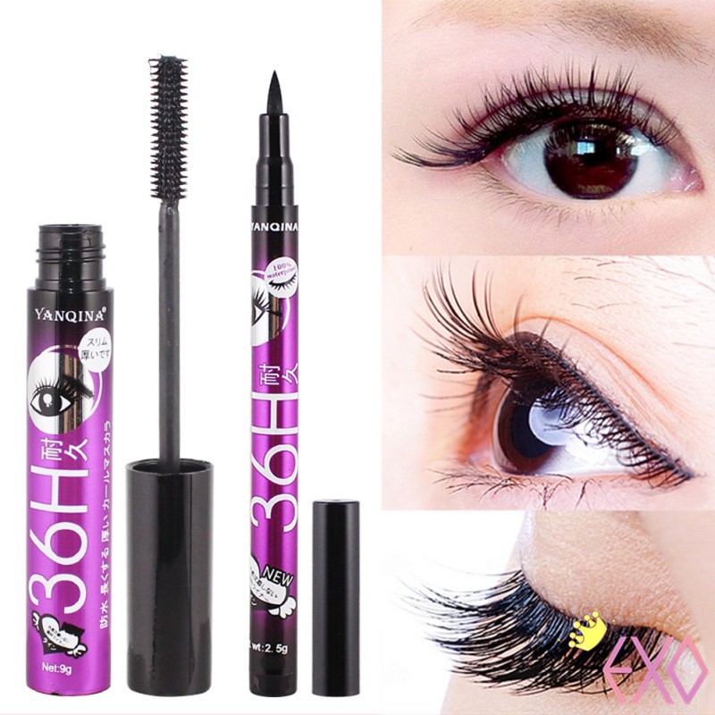 [Hàng mới về] Set mascara + bút kẻ mắt 2 trong 1 lâu trôi chống nước hiệu quả | BigBuy360 - bigbuy360.vn