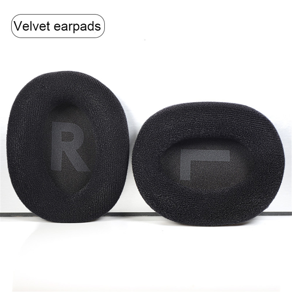 Cặp đệm tai bằng da/ flannel thay thế dành cho tai nghe chụp tai Logitech G Pro/ G Pro X
