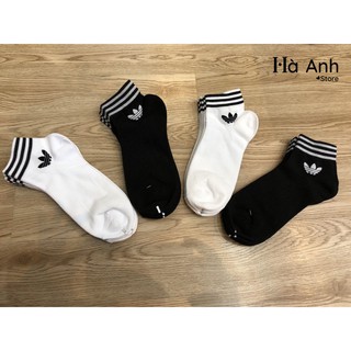 Tất / Vớ Adidas Cổ Trung Hàng Xuất Dư ( Mua 5 Đôi Tặng 1 Đôi Nike Cao Cổ Trắng )