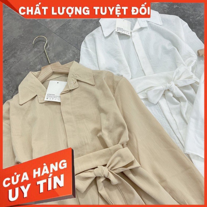 Sét Sơ Mi Dấu Quần Mix Chân Váy Xếp Ly [ 𝐅𝐑𝐄𝐄 𝐒𝐇𝐈𝐏 ] + Kèm Dây Thắt Eo . Chất Đũi Xước Quảng Châu Mềm Mại  ạ