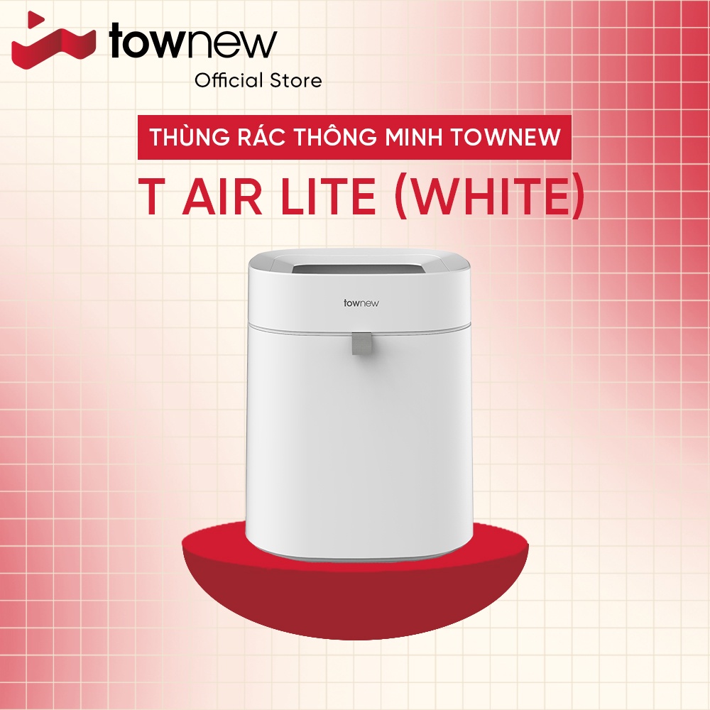 Thùng rác thông minh TOWNEW T AIR LITE- Tự động hàn túi - BẢN QUỐC TẾ- BH 12 THÁNG