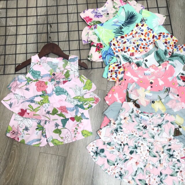 Combo bộ lanh bé gái