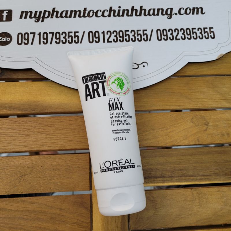 GEL TẠO KIỂU TÓC L'OREAL TECNI ART FIX MAX 250ML ( mẫu mới nhất)