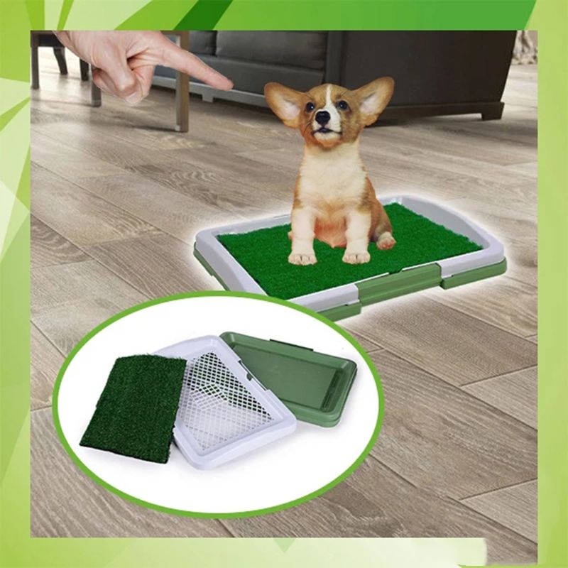 Thảm Lót Bồn Cầu Di Động Có Thể Giặt Sạch Cho Thú Cưng