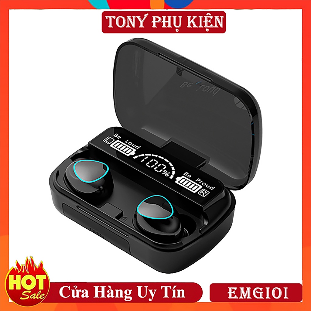 Tai Nghe Bluetooth M10 Phiên Bản Pro Nâng Cấp Pin Trâu, Nút Cảm Ứng Tự Động Kết Nối Chống Nước Chống Ồn