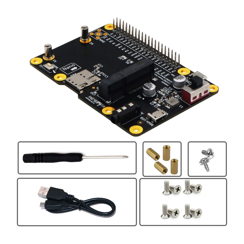 Bảng Mạch Kết Nối USB Với Thẻ SIM Cho Raspberry Pi 4 / 3 / 2 / B 3G / 4G LTE
