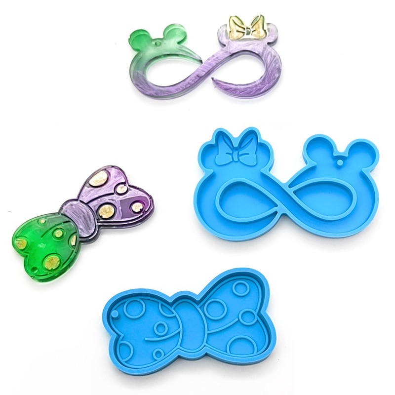 Khuôn Silicone Làm Trang Sức Có Lỗ Treo DIY