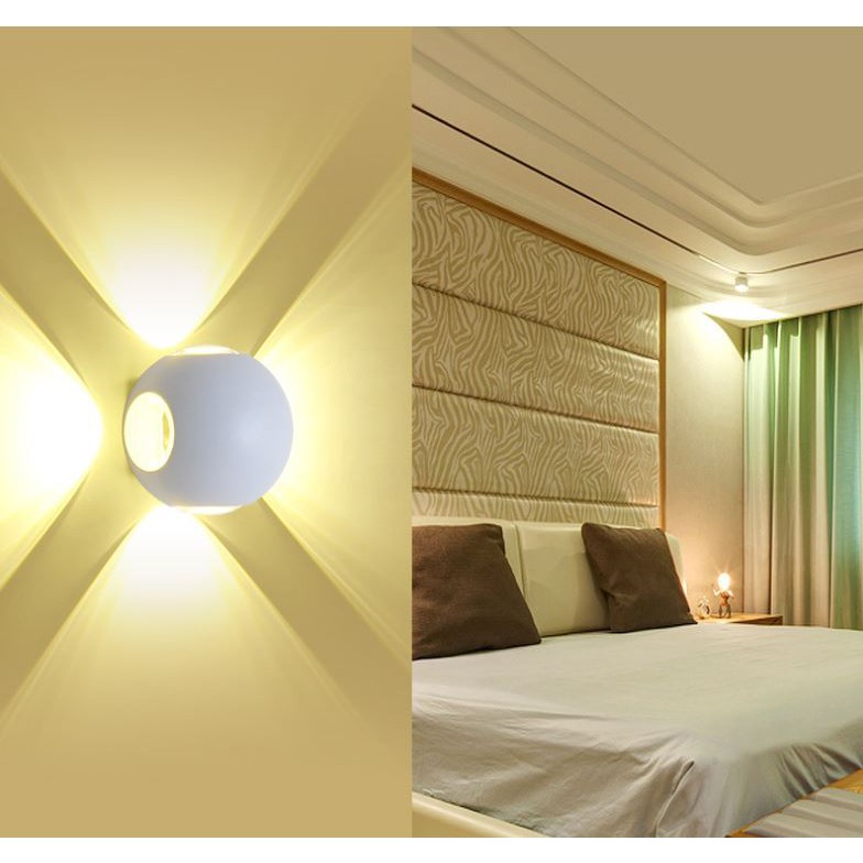 Đèn tường LED MONSKY LOGIT nhỏ gọn, tiện dụng trang trí nội thất.