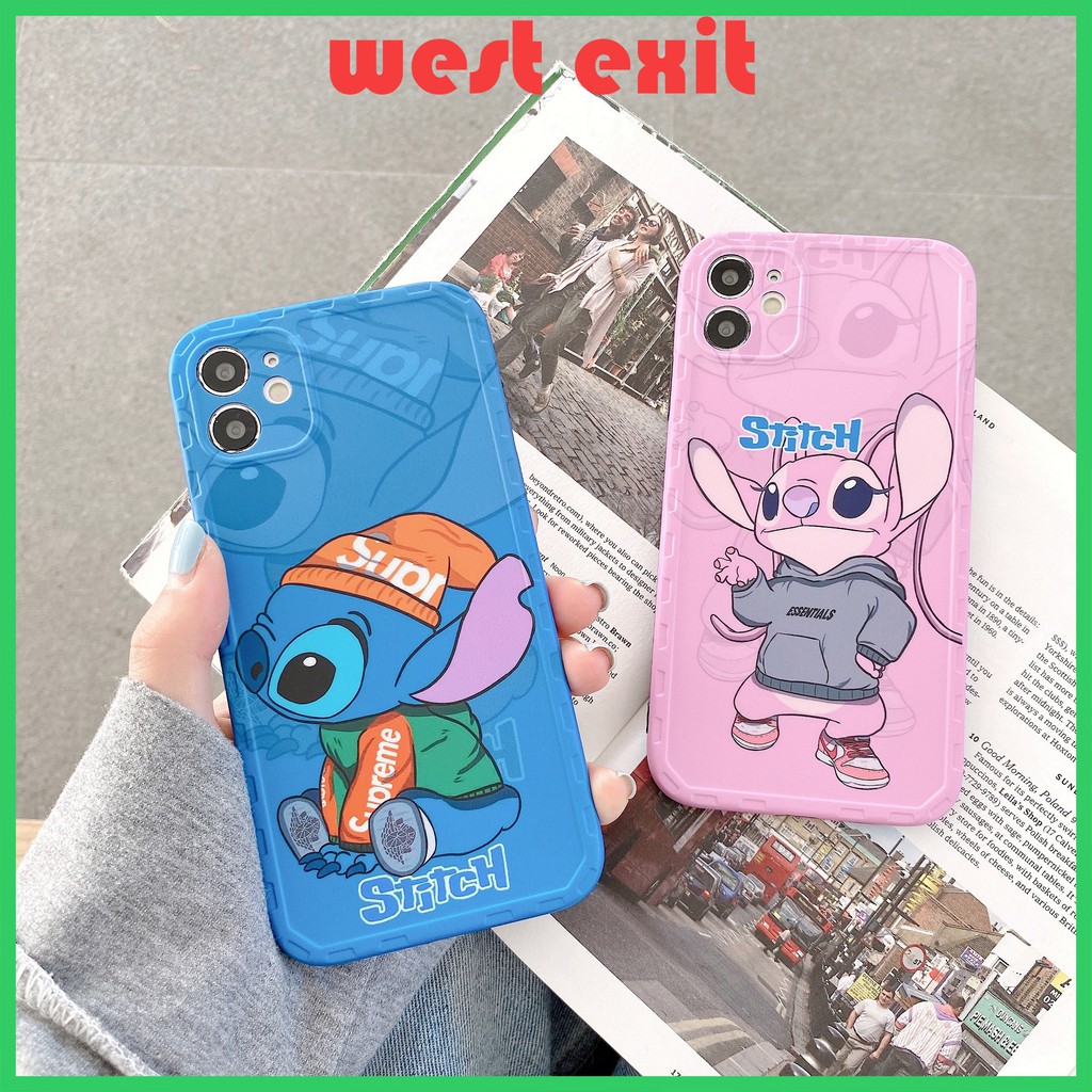 Ốp điện thoại IMD mềm hình Stitch cho iPhone7/8/se2 7plus/8plus x/xs 12 11 11pro 11promax 12 12mini 12pro 12promax