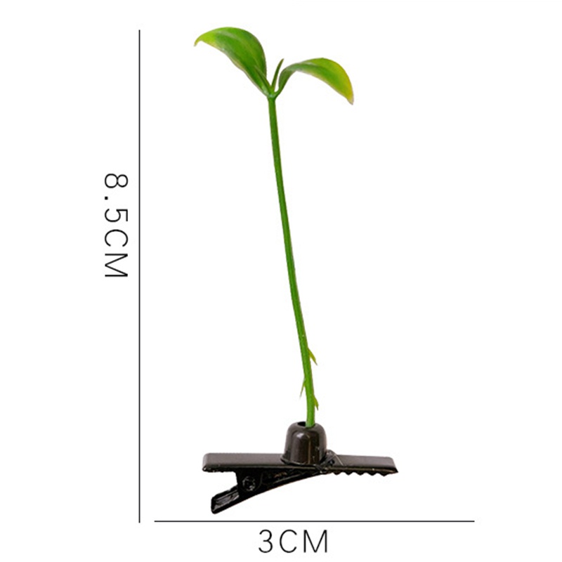 kẹp Tóc Dễ Thương Hình Dạng Cỏ Phụ Kiện Thời Trang Cho Nữ AB077