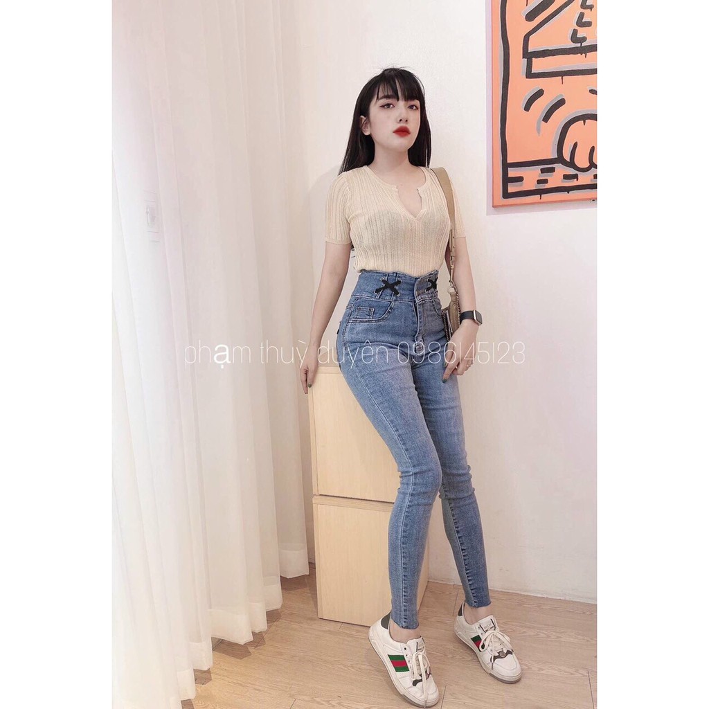 Quần Jean Nữ Lưng Cao ❤️FREESHIP❤️ Quần Bò Nữ Mẫu Mới (Nhiều Mẫu) Xinh Xắn Thời Trang Chuẩn Hàng Shop A-T Fashion-QJN21 | BigBuy360 - bigbuy360.vn