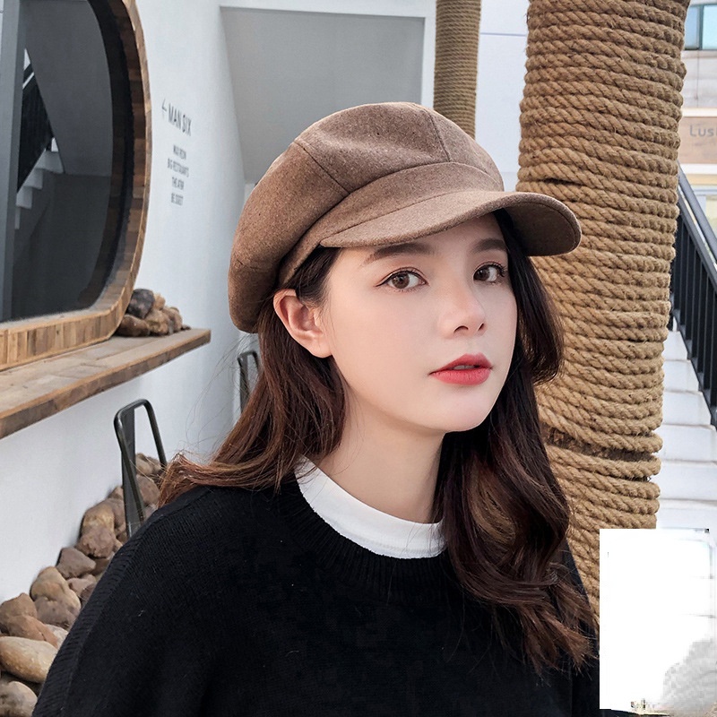 Mũ Lưỡi Trai Phong Cách Retro Hàn Quốc Hợp Thời Trang Xuân Thu