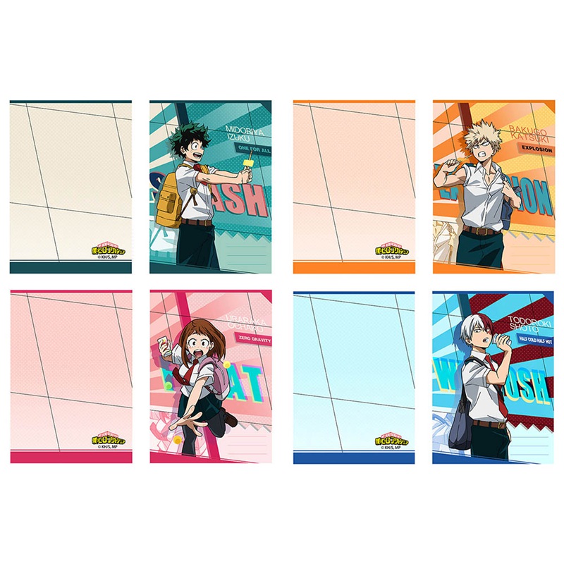 Sổ Tay In Hình Nhân Vật Trong My Hero Academia Khổ A5