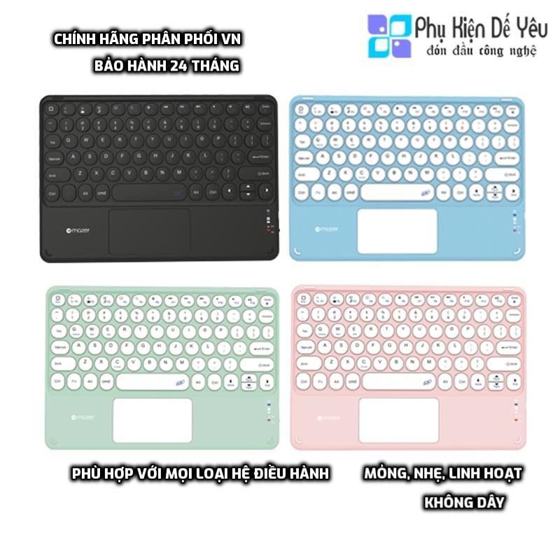 Bàn phím Mazer Infinite.KEYS Ultra Portable Bluetooth 5.0 với Trackpad [CHÍNH HÃNG PHÂN PHỐI VN, BẢO HÀNH 24 THÁNG]