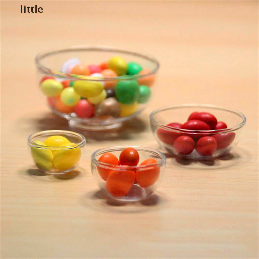 Bát Thủy Tinh Mini Tỉ Lệ 1: 12 Trang Trí Nhà Búp Bê