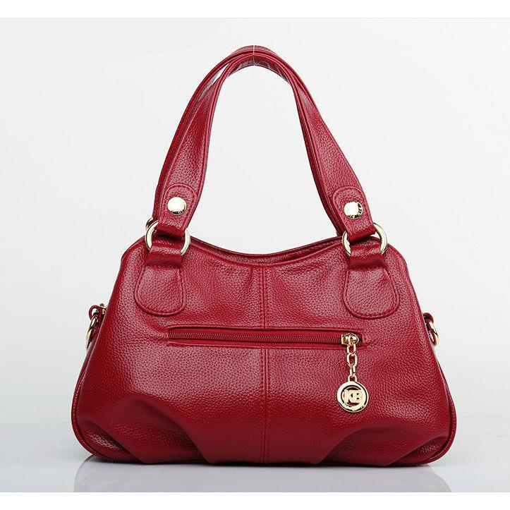 Túi Xách Tay Bằng Da Mềm Thời Trang Cho Phụ Nữ Trung Niên
