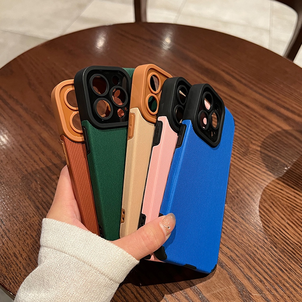 Simple Cloth Texture Matte Phone Case for IPhone 11 Case 7Plus 8Plus XR 13 12 Pro Max Shock-Absorbing Soft TPU Back Shell | BigBuy360 - bigbuy360.vn