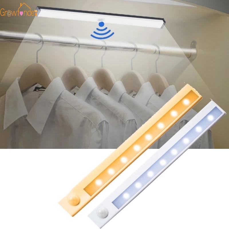 Đèn LED Cảm Biến Chuyển Động PIR Không Dây Gắn Dưới Tủ Chén