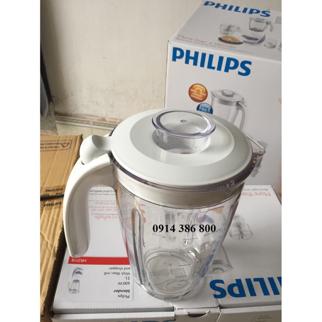 Phụ kiện máy xay philip -cốc sinh tố HR2115/2118