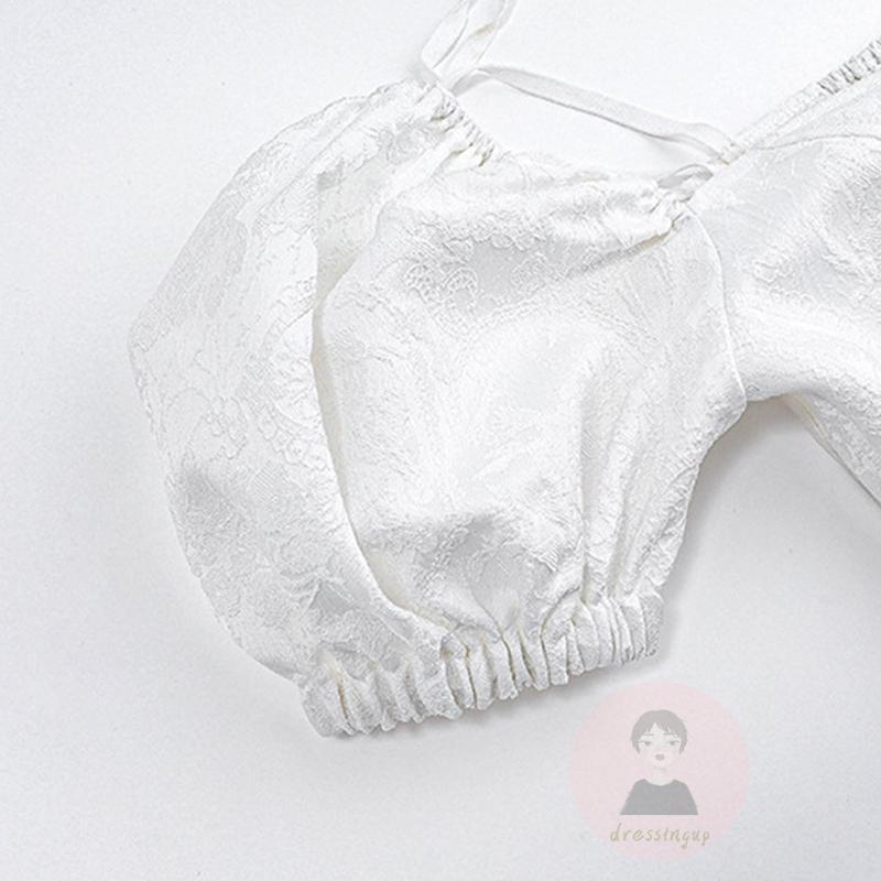 Áo Tank Top Ngắn Tay Thắt Dây Thời Trang Nữ Tính