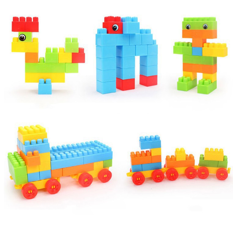 Đồ chơi trẻ em XẾP HÌNH LEGO lắp ráp 360 chi tiết. Giúp bé từ 2-6 tuổi phát triển trí thông minh, tư duy logic new