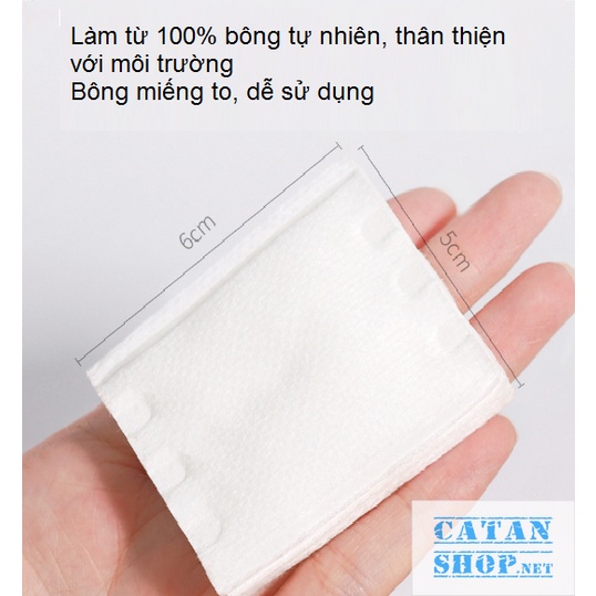 Bông tẩy trang lameila CottonPad Túi 222 miếng GD583-BTT-Den