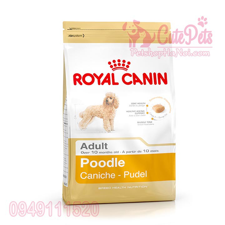 Hạt Royal Canin Poodle Adult 1.5kg Thức ăn dành cho chó lớn - Cutepets