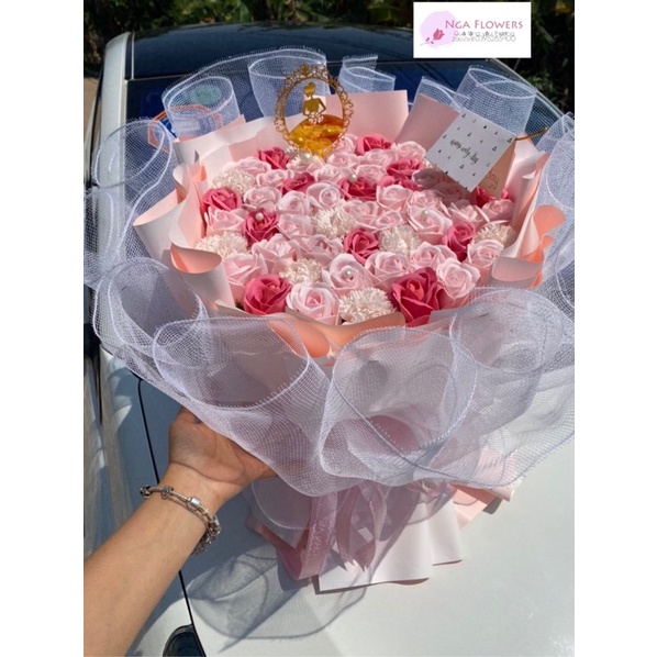 Bó Hoa Sáp 40 Bông Mix