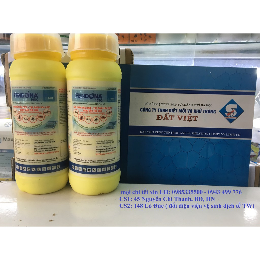 Thuốc diệt muỗi FENDONA 10SC chai 50ml