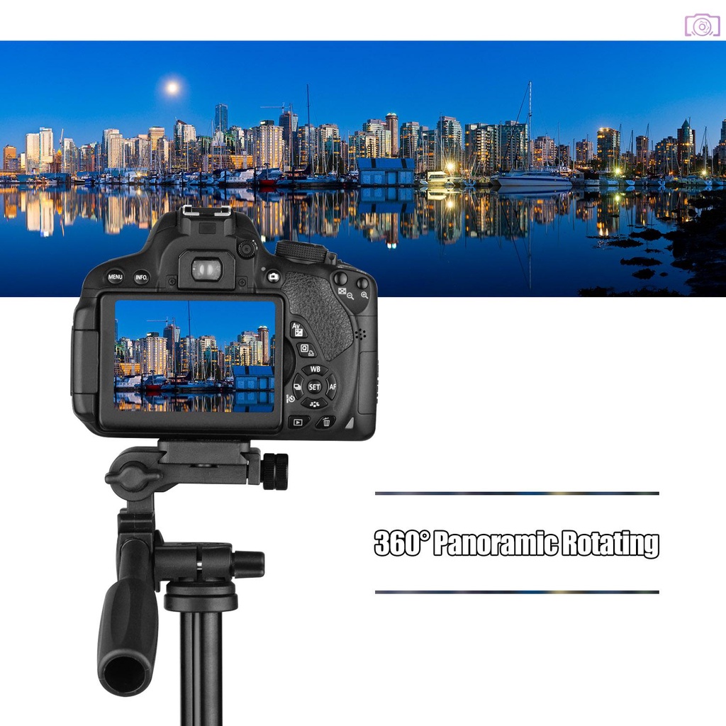 Đầu Chảo 3 Chiều Xoay 360 Độ Chất Lượng Cao° Tấm Tháo Lắp Nhanh Panoramic 3KG Có Tay Cầm Tháo Gỡ Cho Chân Máy Ảnh 1 / 4 | BigBuy360 - bigbuy360.vn