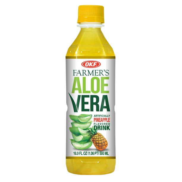 Nước ngọt vị Dứa OKF Famer's alove vera 500ml