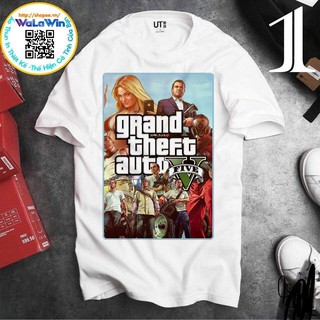 Áo thun tay ngắn đủ size mẫu GTA V (Nhiều mẫu)
