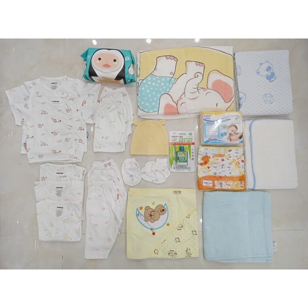 Combo đi sinh tiết kiệm cho bé sơ sinh