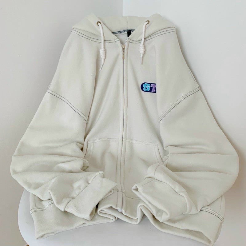 Áo khoác nỉ unisex Homies liền mũ có túi STR có 3 màu SHOPMAP