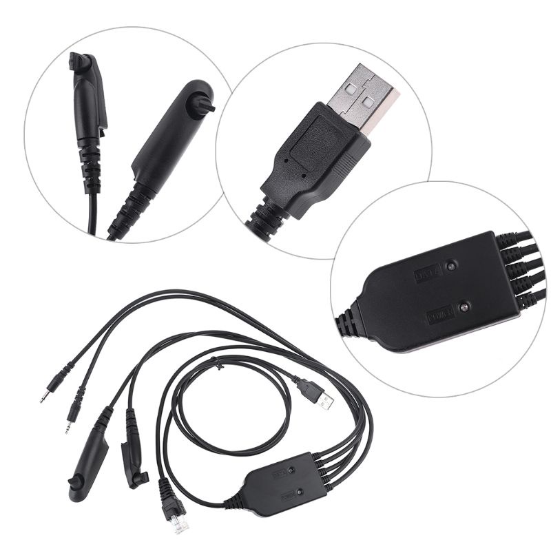 Dây Cáp Lập Trình Hai Chiều Cho Bộ Đàm AXU4100 CP200 2 Chiều