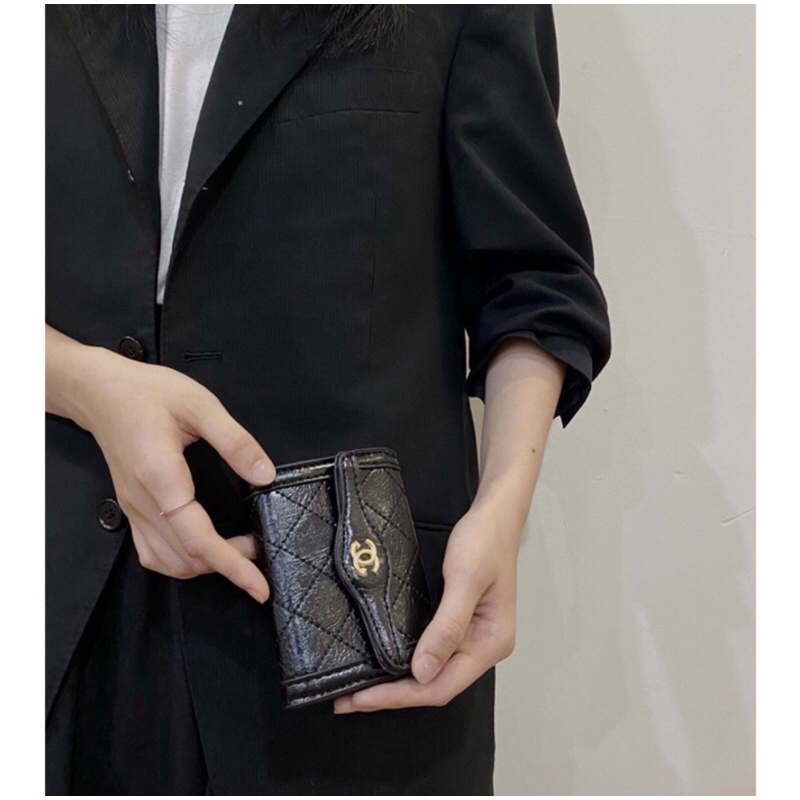 Túi xách mini nữ, túi đeo chéo nữ đi chơi size 13cm dáng ví nữ dây xích đeo vai chất da bóng nhiều ngăn