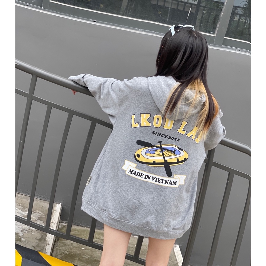 Áo khoác nỉ bông K LAB unisex nam nữ (Ảnh thật/Có sẵn)