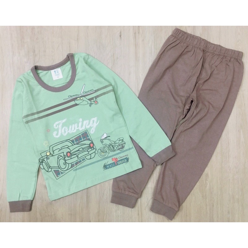 Bộ thun cotton chummy bé trai