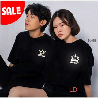 🔥HOT🔥 🔥Áo đôi đẹp🔥 Mẫu áo đôi in phản quang King Queen đẹp giá rẻ nhất