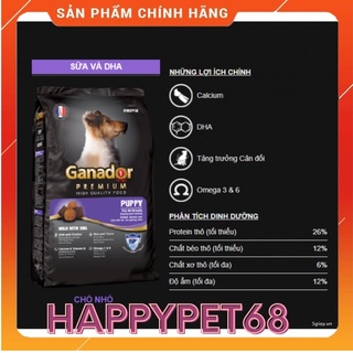 Thức ăn hạt cho chó con chó trưởng thành Ganador Dogfood