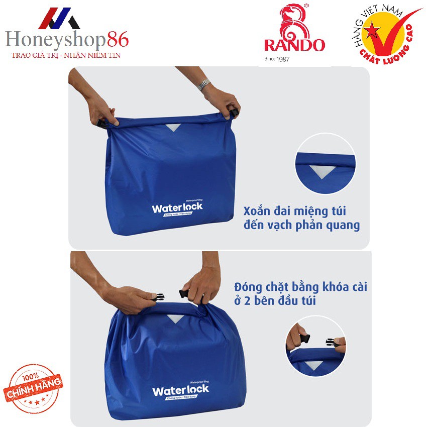 Túi chống nước WaterLock OBNS-01 Rando bảo vệ vật dụng khi đi trong mưa HONEYSHOP86