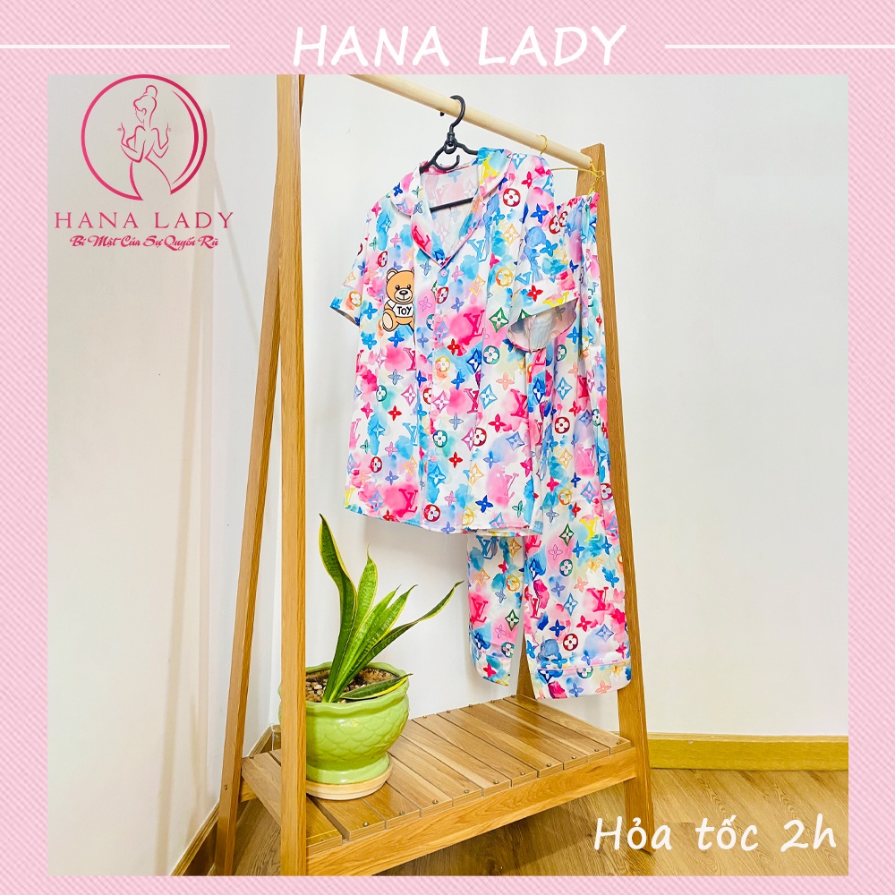 Đồ mặc nhà bigsize - Đồ ngủ pijama lụa ngắn size lớn cao cấp