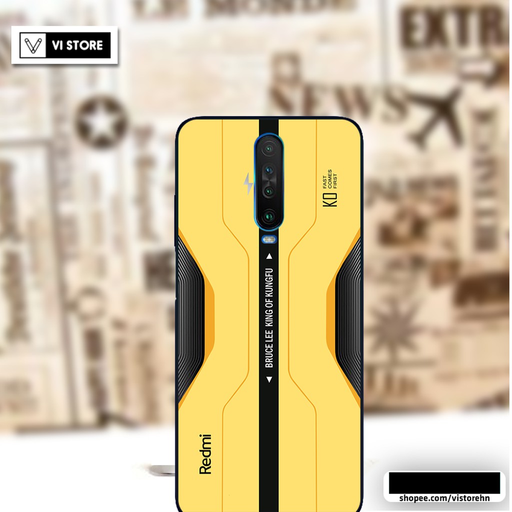 Ốp lưng kính cường lực Redmi K30 , K30 5G - Bruce Lee Edition
