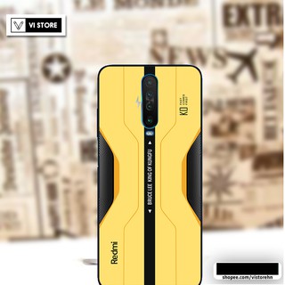 Ốp lưng kính cường lực Redmi K30 , K30 5G - Bruce Lee Edition