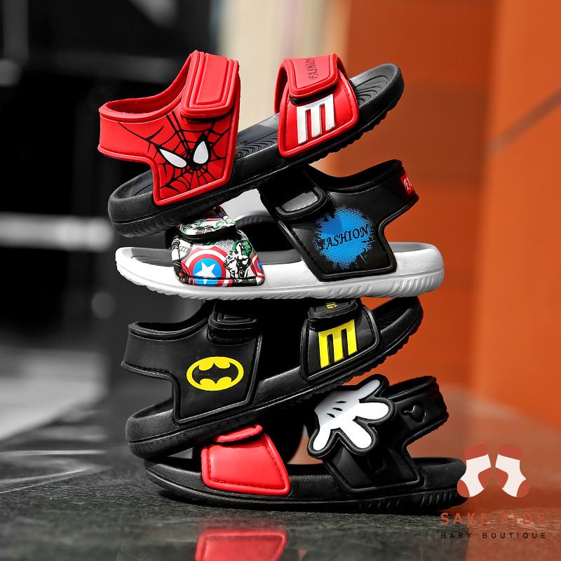 Sandal bé trai bé gái - Dép quai hậu nhiều mẫu AVENGERS cực chất siêu mềm nhẹ phong cách Hàn Quốc mới nhất cho bé A6