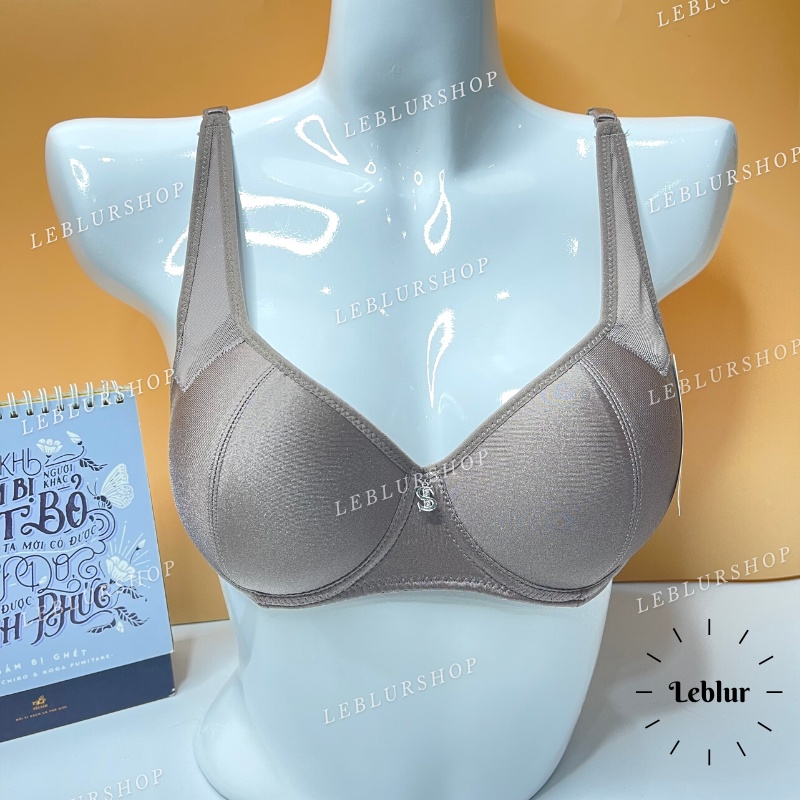 Áo ngực nữ đệm mỏng 1cm, quả to kéo ngực xệ, áo lót nội y gọng Thái Lan Sisterhood 2031, Leblur