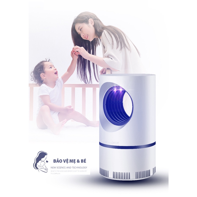 [Freeship] Đèn Bắt Muỗi - Máy Bắt Muỗi ZUN YUAN YM-2035 Công Nghệ Đèn LED, Bảo Vệ Gia Đình Bạn 24H - BẢO HÀNH 3 THÁNG