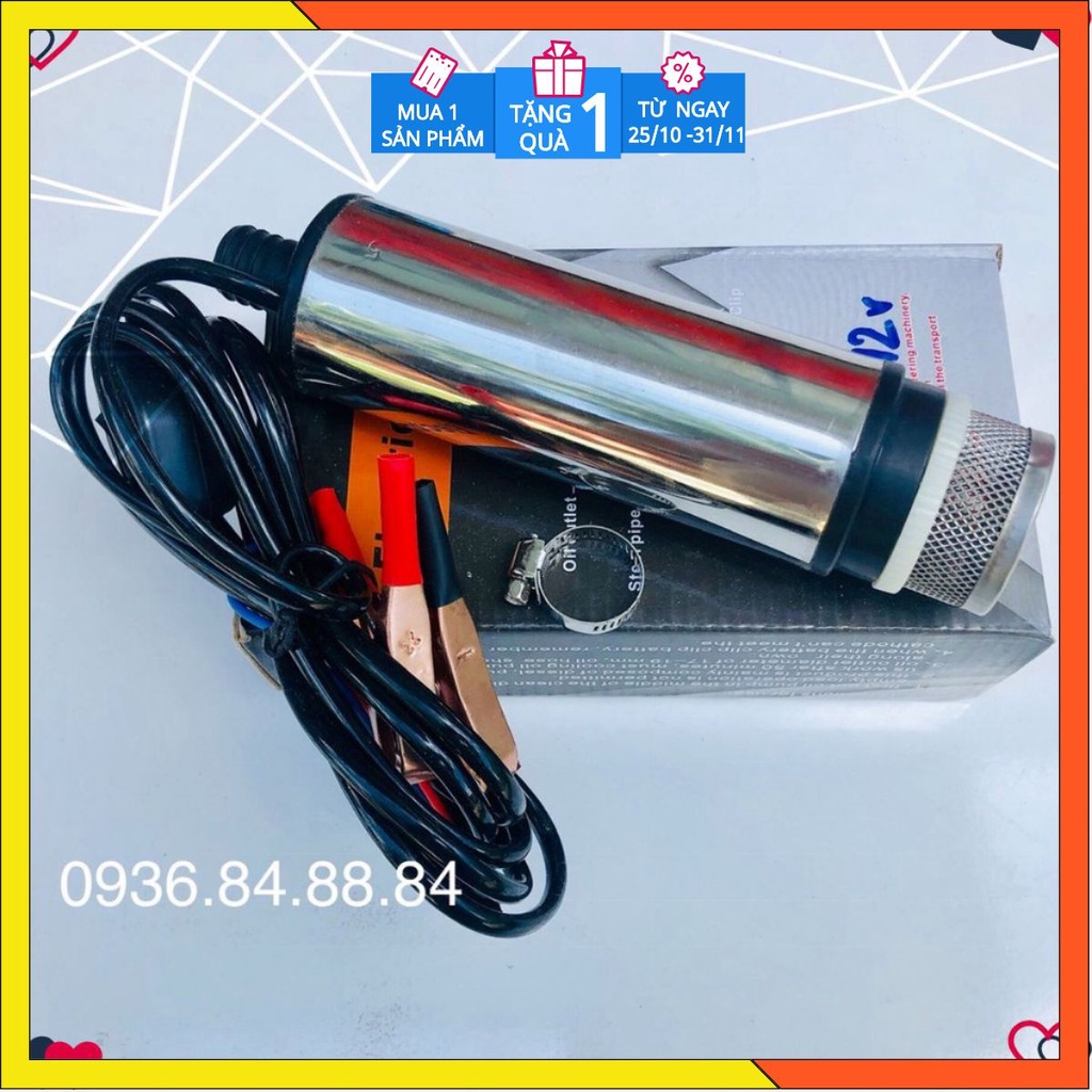 máy bơm chìm hút dầu mini 12V, 24V 💥FREESHIP💥máy bơm hút dầu ,hút nước mini 12V, 24V