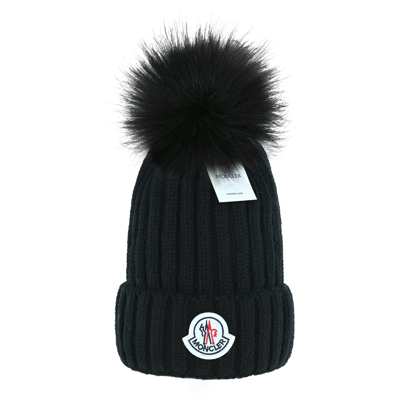 Mũ Len Beanie Đính Búp Lông Pompom
