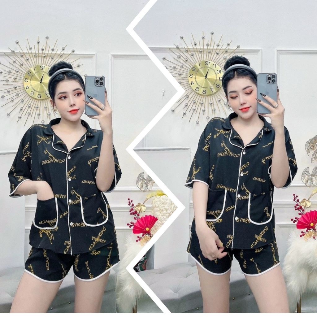 Đồ ngủ bò sữa, Đồ ngủ nữ lụa Satin cao cấp mềm mại xinh xắn
